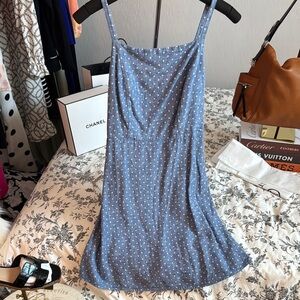 Old Navy Blue Spaghetti Strap Sundress